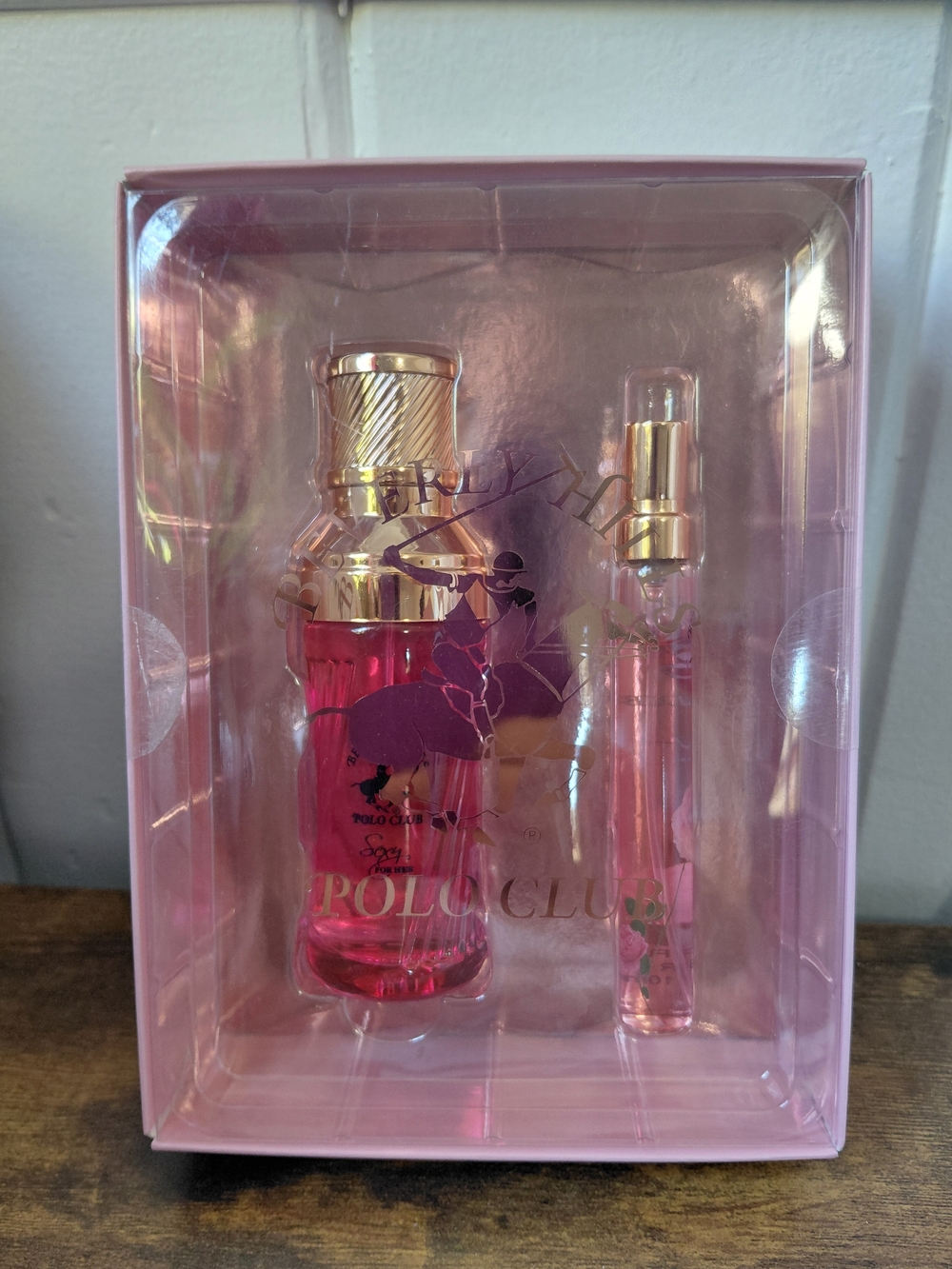 Beverly Hills Polo Club Pink Gold Fragrance Gift Set For Women's